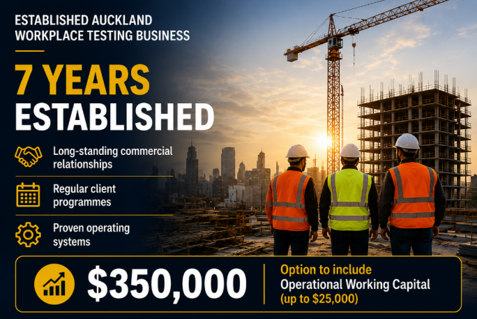 Workplace Services Business for Sale Auckland 