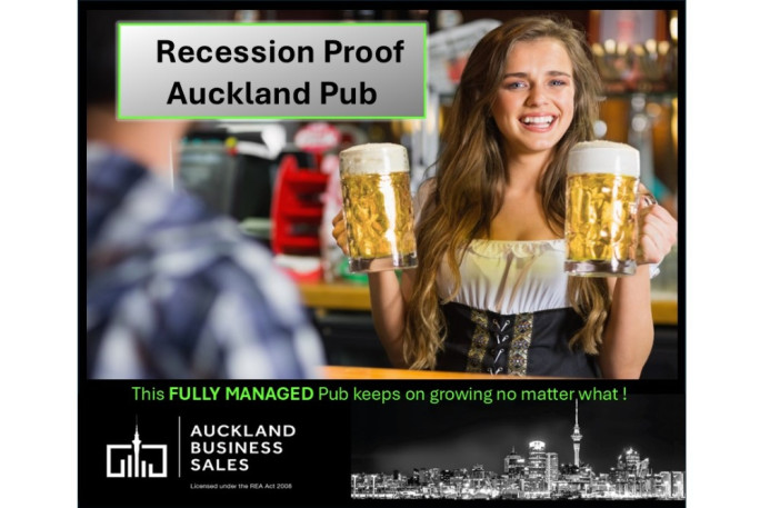 Recession Proof Auckland Pub for Sale Auckland 