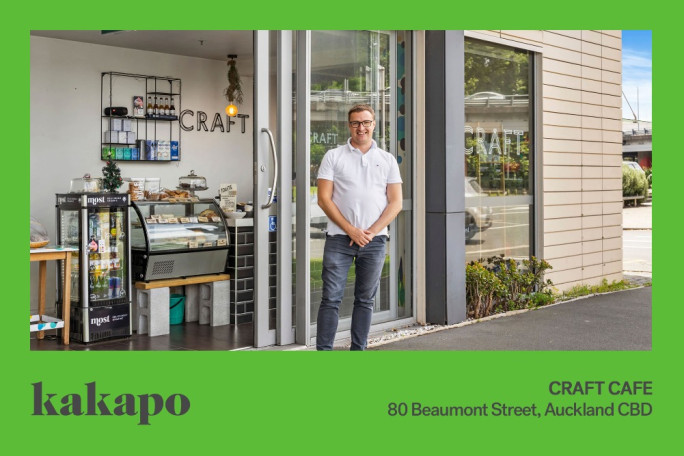 Craft Cafe for Sale Auckland CBD