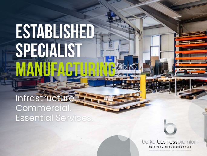 Specialist Manufacturing Business for Sale Auckland 