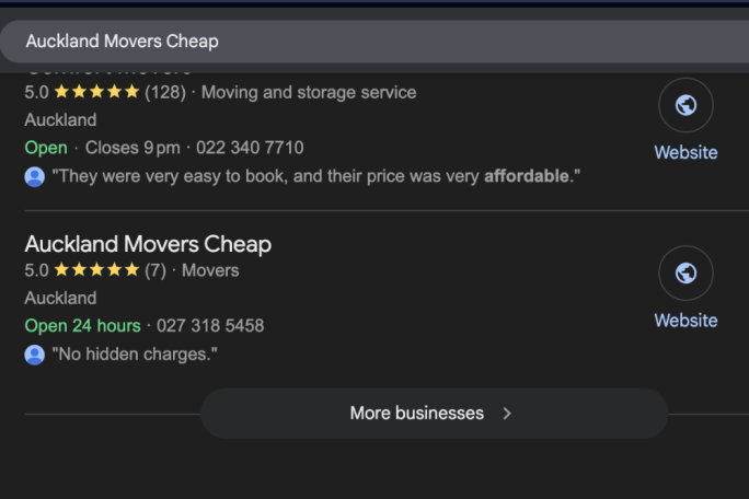 Furniture Moving Business for Sale Albany Auckland 