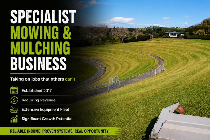 Mowing & Mulching Business for Sale Rotorua