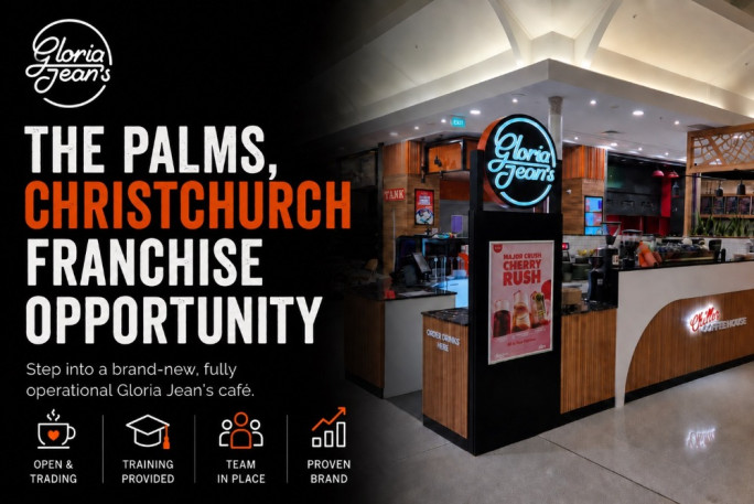 Gloria Jean's Coffees Franchise for Sale Christchurch 