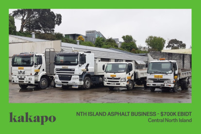 Construction Services Business for Sale Central North Island