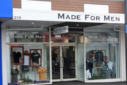 Menswear Business for Sale Richmond, Nelson