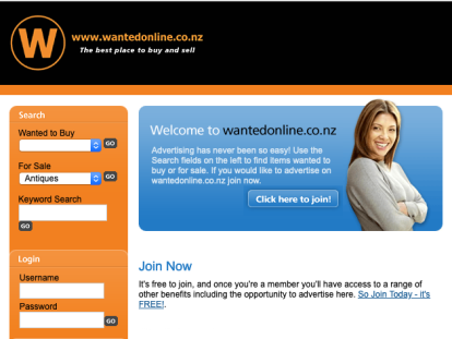 Auction Web Site Business for Sale NZ Anywhere