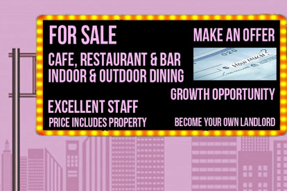 Cafe Restaurant and Bar for Sale Northland