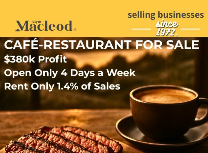 Cafe Restaurant for Sale South Island