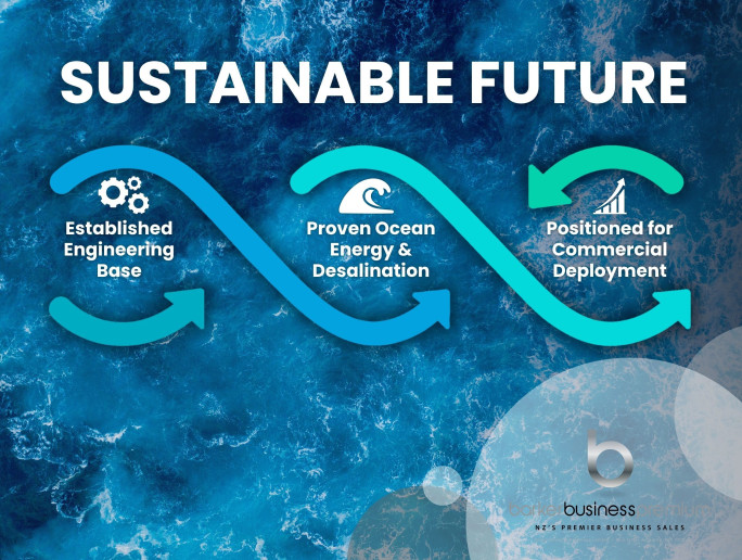 Ocean Energy & Desalination Platform Business for Sale Taranaki 