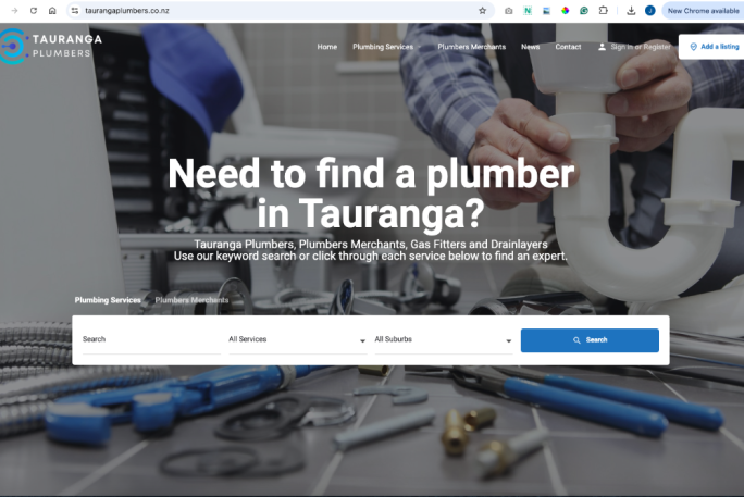 Tauranga Plumbers Business for Sale Tauranga