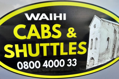 Waihi Cabs & Shuttle Business for Sale Waikato