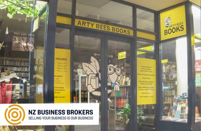 Arty Bees Bookshop Business for Sale Wellington 