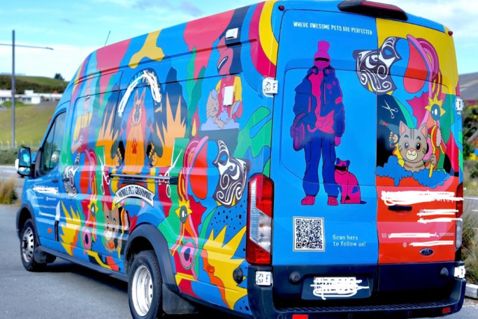 Luxurious Mobile Dog Grooming Van Business for Sale Wellington  