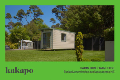Cabin Hire Franchise for Sale Auckland Territory