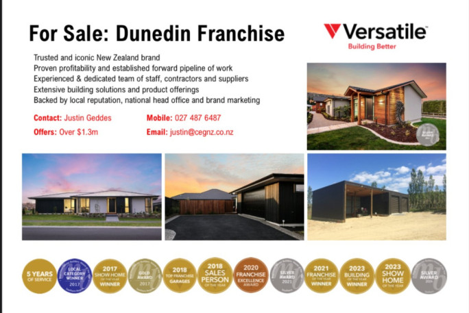 Construction Franchise for Sale Dunedin
