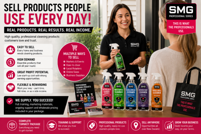 Cleaning Products Franchise for Sale Nationwide 
