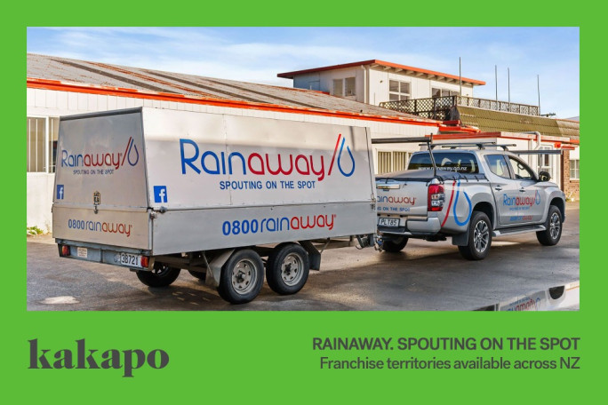 Rainaway Spouting Franchise for Sale Territories NZ wide