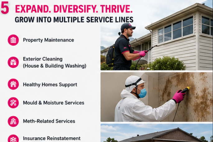 Property Cleaning Services Business Opportunity for Sale Nationwide — 75 territories across all major New Zealand cities and regions 