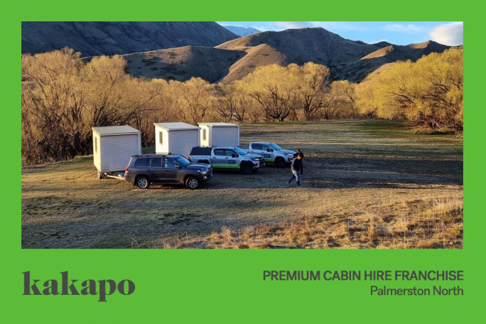 Cabin Hire, Accomodation, Cabin Rental Franchise for Sale Exclusive Palmerston North Territory