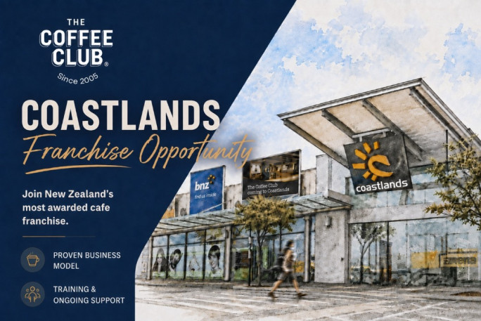 The Coffee Club Franchise for Sale Paraparaumu